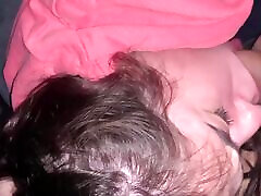Greedy slut came giving me her ass and then took my milk in her mouth