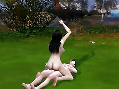 The Sims Public Sex with big boobs girlfriend