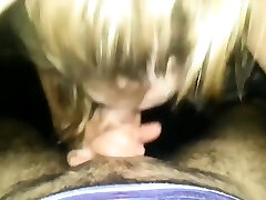 Bitch gives wam blowjob and handjob in pov scene