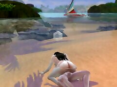 Sex on Private Beach with beautiful Girlsfriend