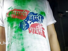 Holi special nepali vauju sexy puti khelaudai happy holi