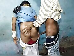 College girl celebrates Holi by with her boyfriend