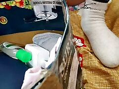 Trying 6 inches porno videos multiki first time in my tight vegina !!