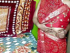 Brother in Law Left Sister in Law in Red Saree
