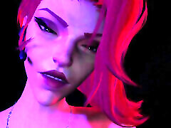 Black Widow From Marvel Rivals Tease And Rides You