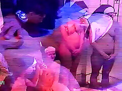 Orgy ritual in church