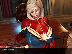 Giant Dildo Fucking Makes MILF the Sloppiest Fuck Cockham Superheroes 36