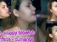 Eating Cock and Cumshot and Cumface