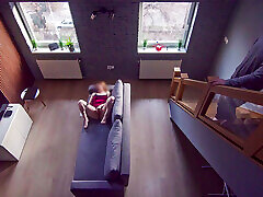 I Openly Masturbate While My Stepbro Got Home And Watched Me Till I Cum
