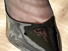 Shoe heels Cleaner Humiliation