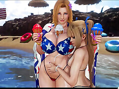Lara Croft Gets Her Ass Fucked, Bald Pussy Chell Fucks the Cube, Petite Marie Motorboats America