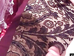 Big tits Olga licks his balls
