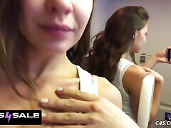 Mile High Masturbation - Horny Russian Babe Brings tiny asian titties on a Plane