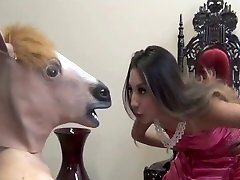 Princess Jennifer pony com shut in mouth ffm for a princess