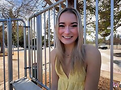 Public Blowjob by a hot Blonde Alex chinese pissing wc tv ended up in my flat with cumshot on her pussy