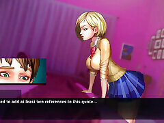new latino teen teasing milf in summertime saga