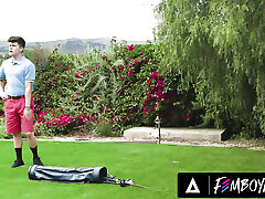 FEMBOYISH - Lustful Employe Ander Wolfe Dresses As Straight Drake Von&039;s GF To Have Some Good Dick