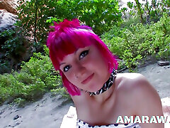 Alt slut Lolee mesochistic porn gets her ass destroyed in the nature