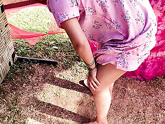 Rajasthani aunty Fucked at field by nephew , free desi Hindi HD Sex Video