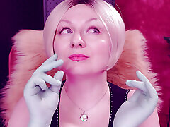 Asmr with Medical Gloves, Clicking and Clapping Hands. Arya Grander