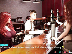 Sexy milf housewife cheats on her husband in the bar