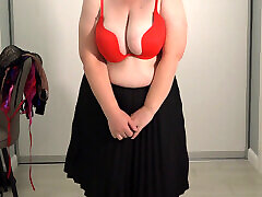 Mature wife chooses a doggy vids porn for work. Big gorgeous boobs bounce and pop out of bras. Saggy tits.