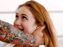 Adult Time - Scarlet Skies Makes Insecure Boyfriend Prove He Can Make Her Cum Harder Than Vibrator!