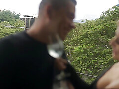 Blonde play with ice and have rough sex my friend bad moom by Big dick, Naty Delgado, JeanPaul