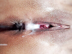 Broken Condom - Virgin Girl Receives Cum in Her condom sex hd move for the First Time