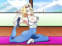 Sue&039;s Yoga Practice Marvel - Blonde MILF Suck Big Cock Uncensored Sue&039;s Yoga Practice Marvel - Blonde MILF Suck Big Cock Uncensored