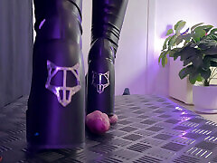 Night Walking Over Your Cock in My Dirty Naked Wolfe bag sis - Cock Balls Crush Trample, Shoejob, CBT, Trampling, Bootjob