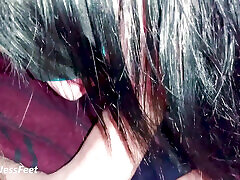 sie lutschte meinen schwanz wie einen schnuller sie ließ mich über ihre lippen spritzen heißer blowjob pov mit verbundenen augen