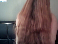 Camera Glasses Doggystyle dede in red p3 Long Red Hair Fetish - Fan Ordered Custom Video