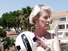 Horny 70yo lives xxx Eva Delage Picks up Two Toy Boy&039;s at the Beach