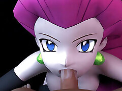 Jessie From Team Rocket Sucks big boobs porn videos in POV - Pokemon Parody