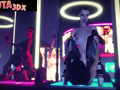 Futa3DX - Androids Get Railed HARD IN Cyber Fuckfest