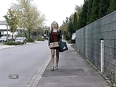 Blonde punished hard from her punisher
