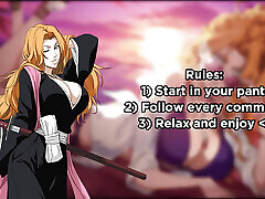 Rangiku breaks your dirty cock down JOI, CEI