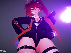3d animated chick saves you on the beach and then fucks your cock in the cave