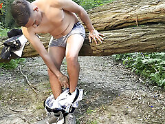 Luca Jacks in the Forest Surprise Bonus Jerk Clip