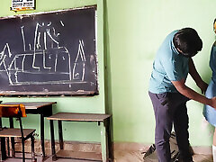 Indian Couples beautiful spy cute watch in Uniform After the Class