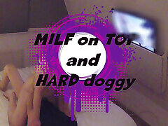 Uda摩洛伊斯兰解放阵线在顶部和乱搞硬doggystyle性交，POV