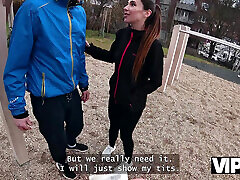 VIP4K. Jogging ended up as a hot nuded dancer1 with a stranger with a cuckolding BF