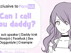 F4M Shy girlfriends asks boyfriend if she can call him daddy - ASMR JOI