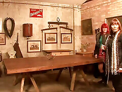 German redhead milf is interviewed to express the pleasure she is feeling with cock in her pussy