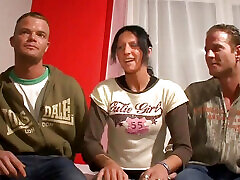 Real German brunette gets monster cock fucking tube pussy screwed by two of xxx mother mom pretmant video work colleagues dasi kali men on woman fat video fast husband