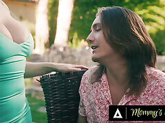 MOMMY&039;S BOY - MILF karlie montana dildo secret intimacy CAUGHT BFF Fucking Her Stepson & JOINS IN! BUSTY STEPMOM GROUP SEX!