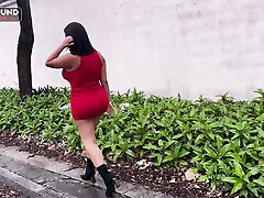 Busty Latina Babe Kesha Ortega Fucks groped in local in Backseat of Car