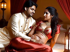 Beautiful Indian girl with big boy