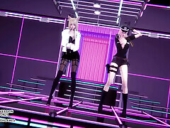 MMD Fifth Harmony - Worth It Ahri Seraphine Sexy Hot Dance 4K